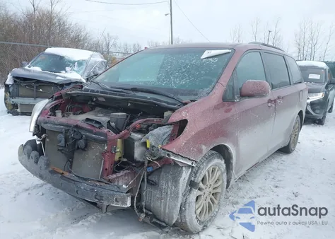 2014 Toyota Sienna Xle V6 8 Passenger from USA, damaged, VIN 5TDYK3DC9ES412134